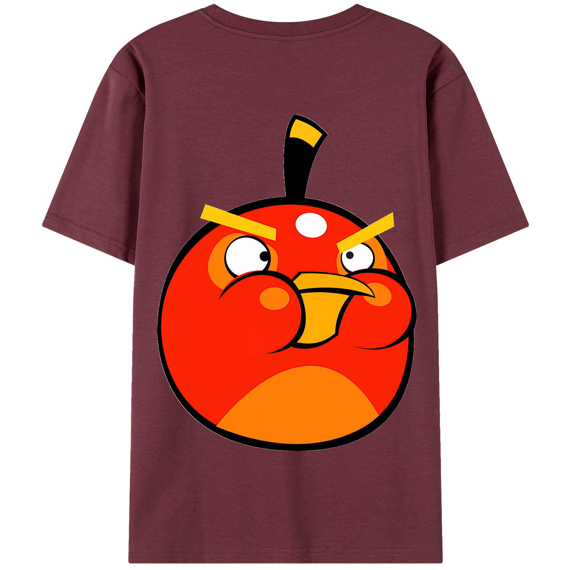 （画像用） Angry Birds アングリーバード 綿100％半袖Tシャツ（背面プリント）